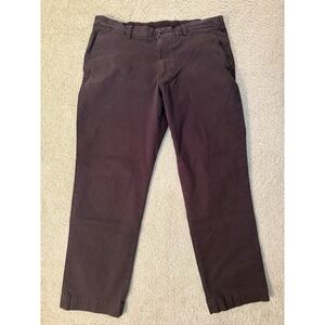 Polo Ralph Lauren Black flat front stretch straight fit chino pants size 36x30
